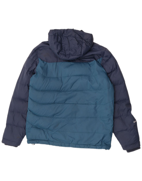 Giacca imbottita con cappuccio da uomo Mountain Warehouse UK 36 Small Blue Colourblock