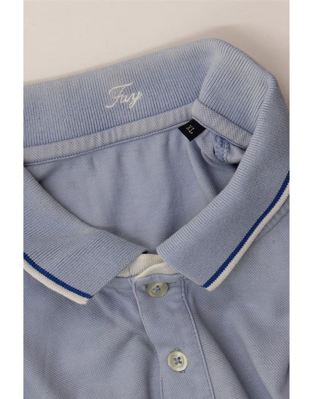 Polo da uomo FAY XL a righe blu