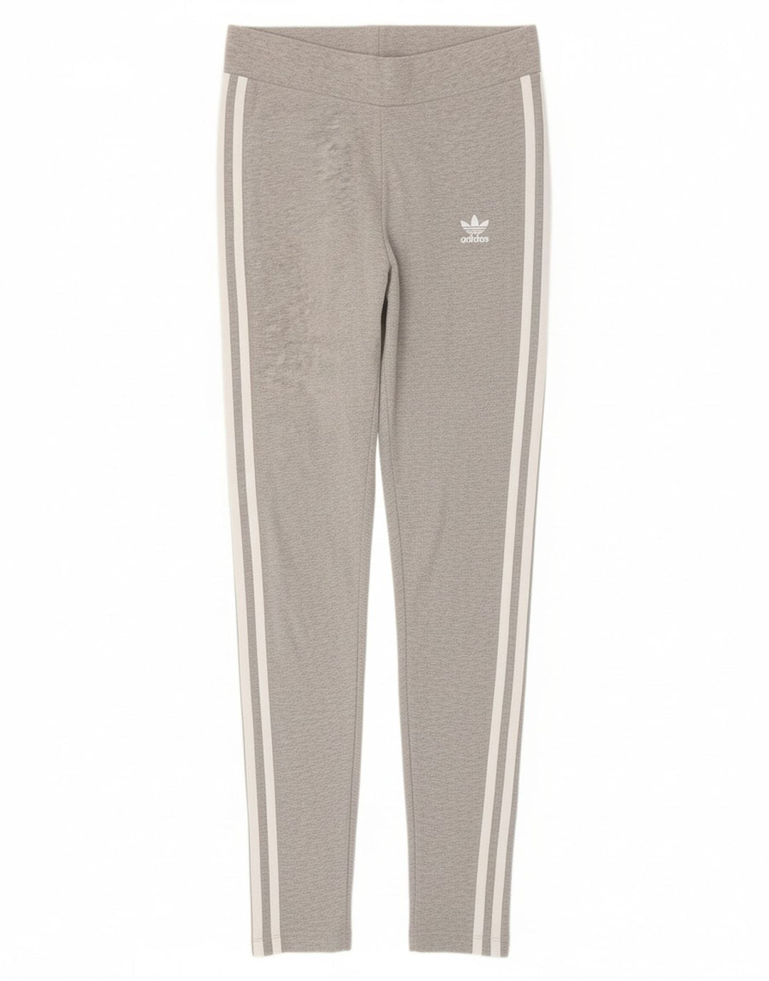 ADIDAS Womens Leggings UK 8 Small Grey Cotton Vintage Adidas and Second-Hand Adidas from Messina Hembry 