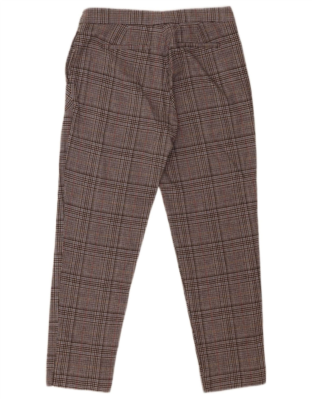 Pantaloni Cropped Donna Trussardi affusolati IT 42 Medium W28 L25 Grigio Check