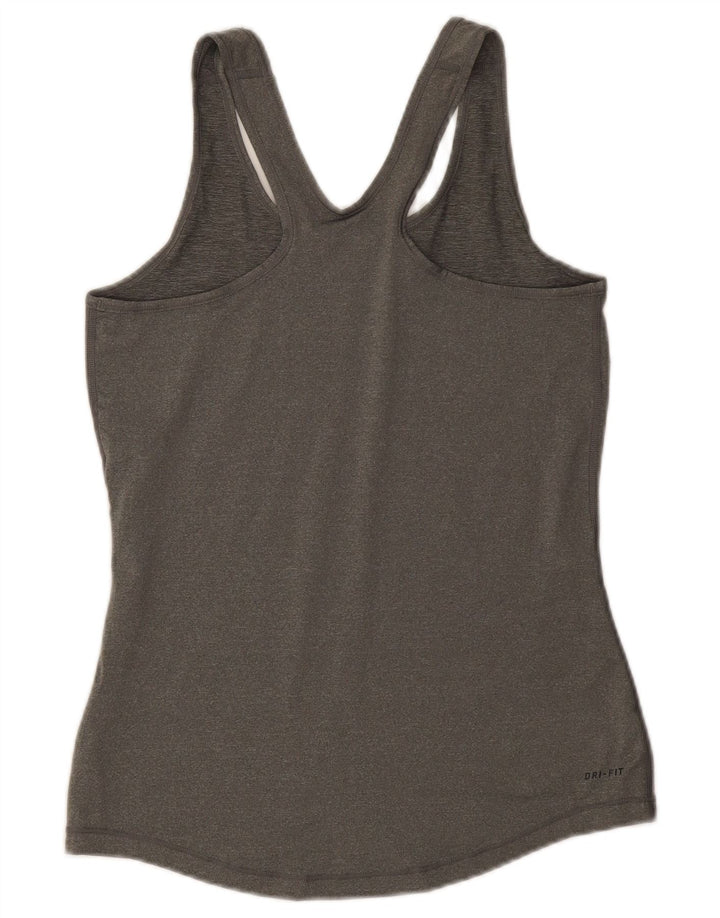 Canotta grafica da donna Nike UK 12 Poliestere grigio medio