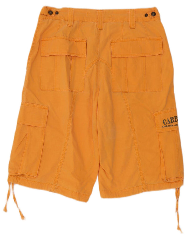 Pantaloncini cargo da uomo Carrera W29 piccoli in cotone arancione