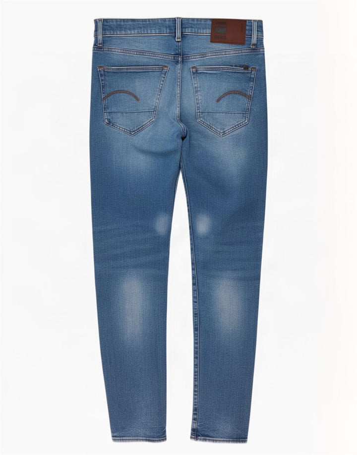 Jeans slim da uomo G-Star 3301 W32 L34 cotone blu