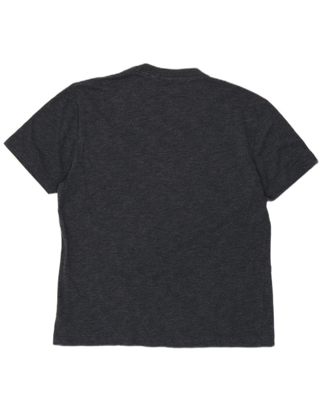 T-shirt grafica da uomo Penguin Top grande in cotone grigio
