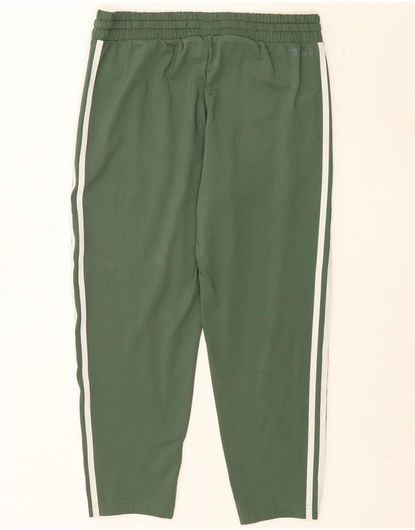 Pantaloni della tuta Adidas Aeroready Capri da donna UK 12/14 Verde medio