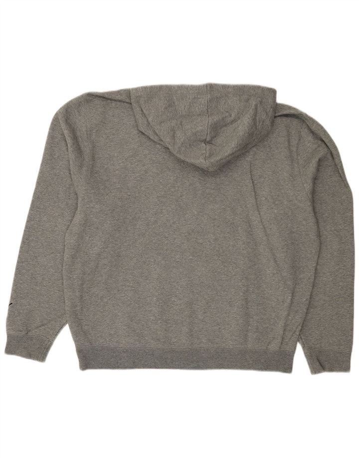 Felpa con cappuccio grafica da uomo PUMA grande in cotone grigio