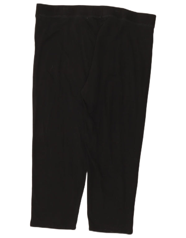 Leggings Zara da donna UK 24 4XL cotone nero