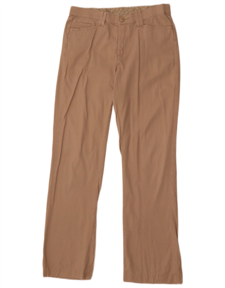 Pantaloni casual dritti da donna Lee US 8 Medium W32 L31 Cotone beige