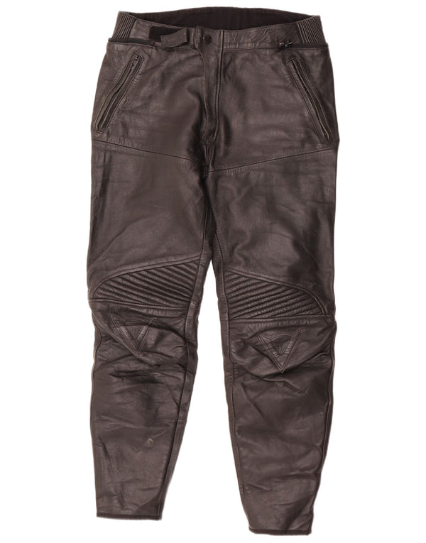 Pantaloni Moto Racer in pelle da uomo Dainese EU 54 Large W32 L30 Nero