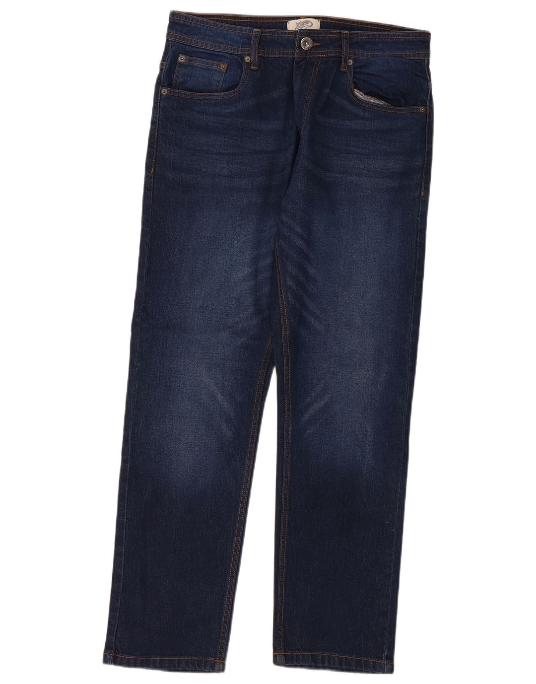 Jeans slim da uomo Kangaroo Poo W34 L30 cotone blu navy