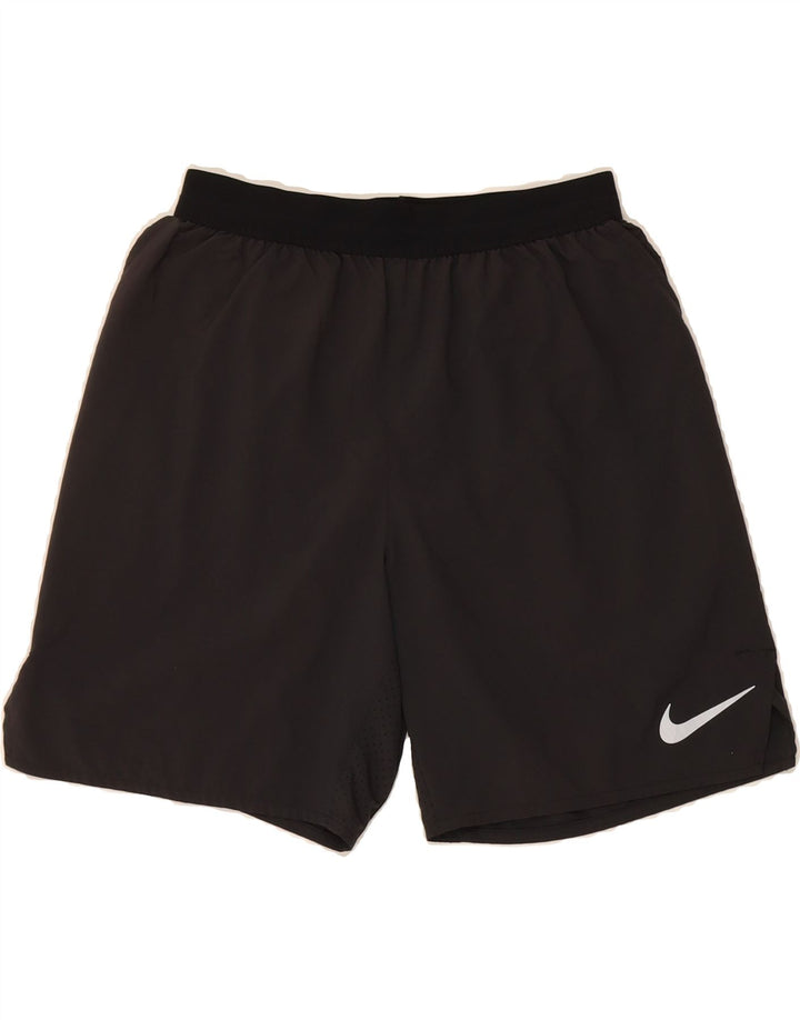 NIKE Womens Dri Fit Sport Shorts UK 10 Small  Black Polyester Vintage Nike and Second-Hand Nike from Messina Hembry 
