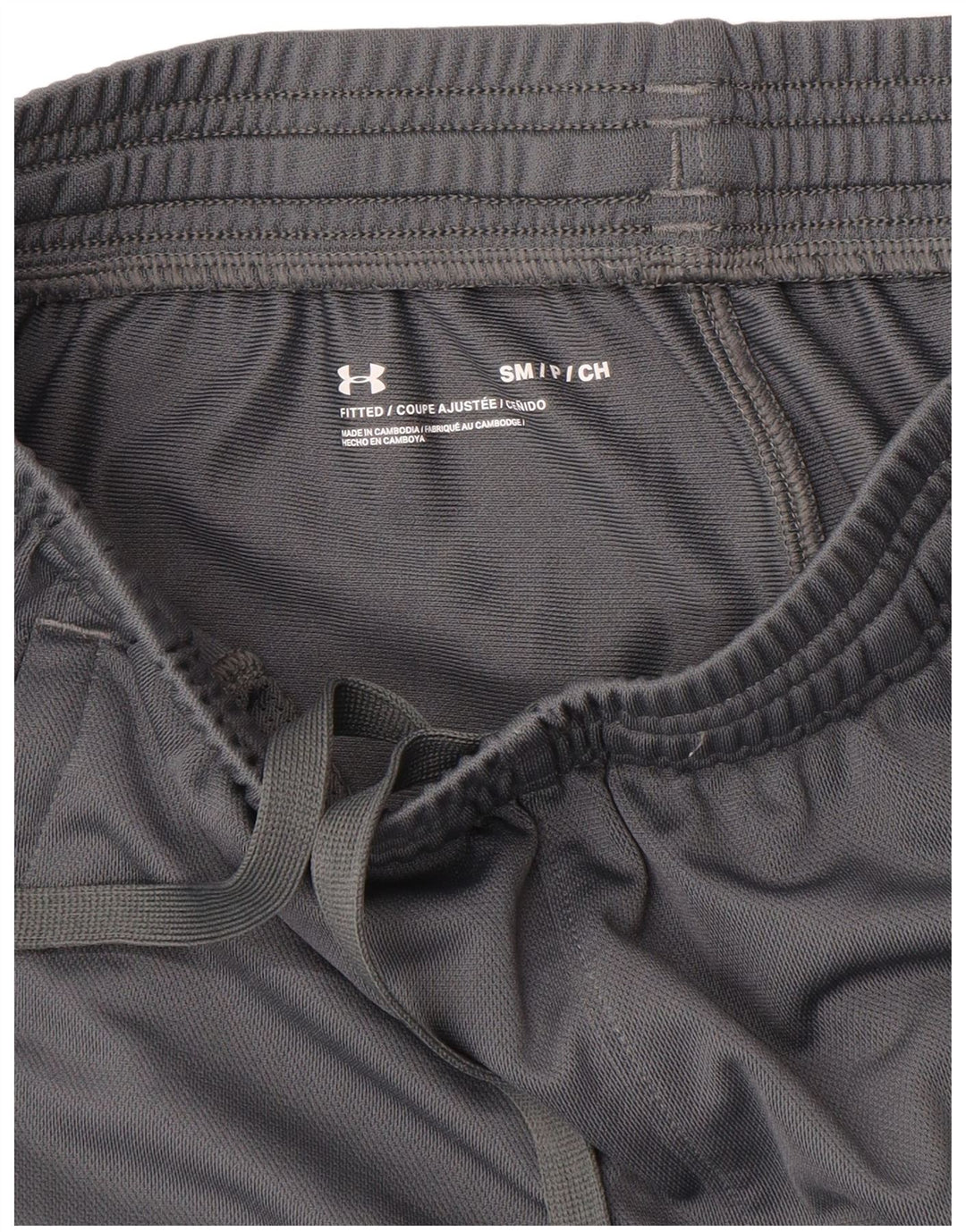 Pantaloni da tuta aderenti da uomo Under Armour piccoli grigi