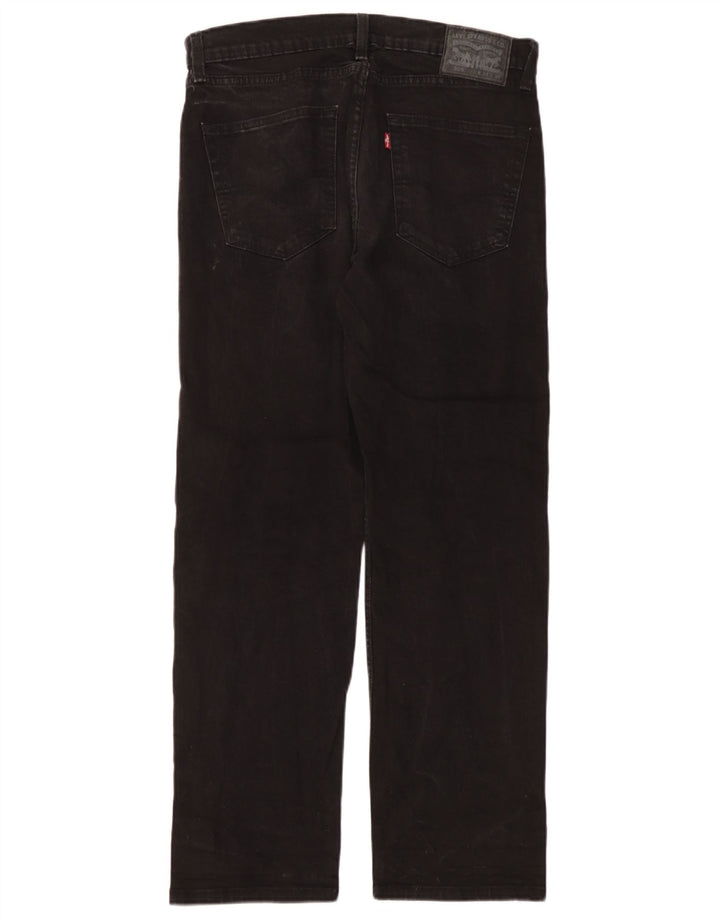 Levi's Uomo 505 Jeans dritti W34 L30 Cotone Nero