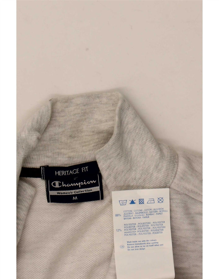 Giacca da tuta da donna Champion Heritage Fit UK 14 Grigio medio chiazzato