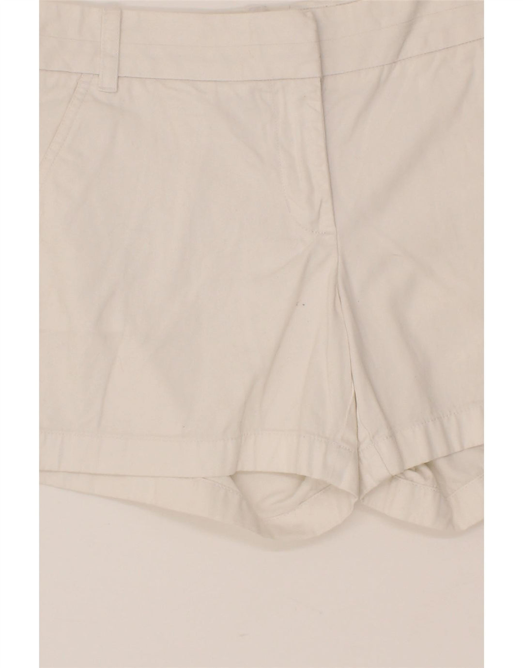J. CREW Womens Chino Shorts US 8 Medium W30  White Cotton Vintage J. Crew and Second-Hand J. Crew from Messina Hembry 