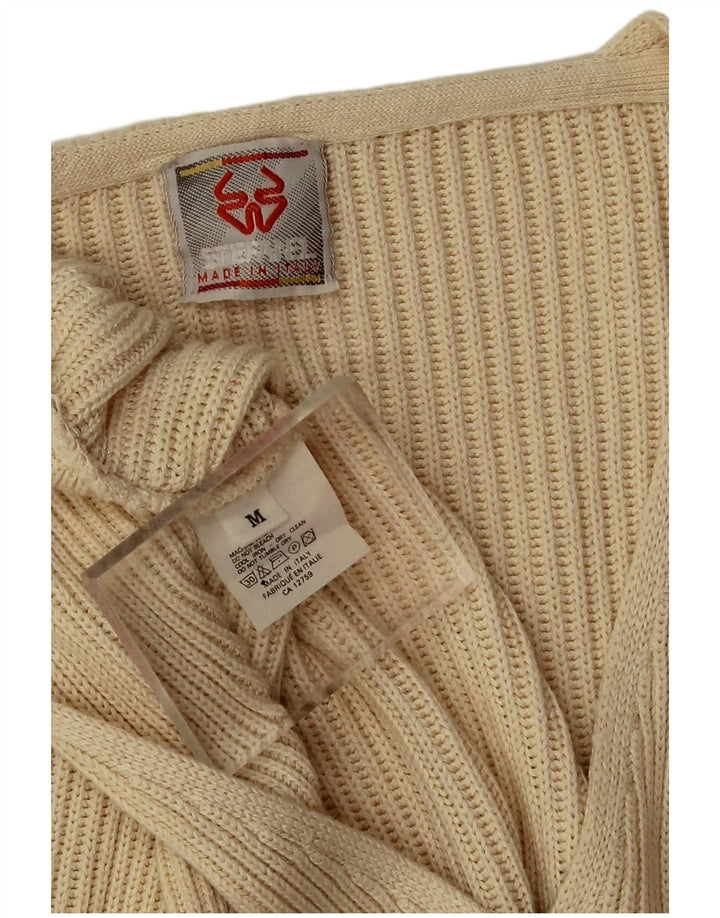 Maglione cardigan oversize da donna Stefanel UK 14 Viscosa beige medio