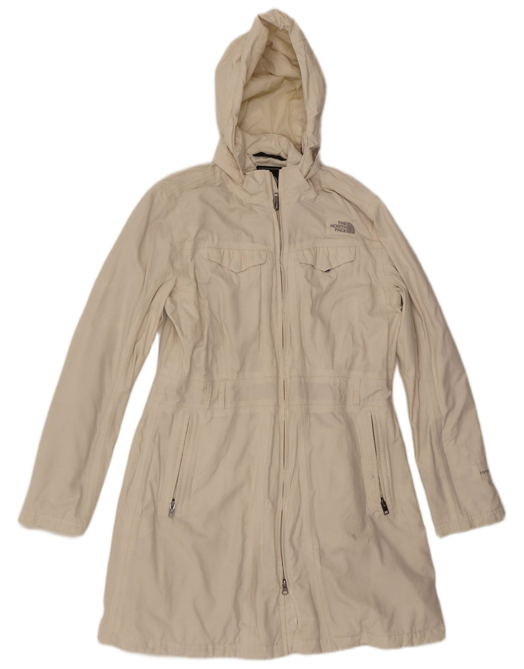 Soprabito con cappuccio da donna THE NORTH FACE UK 14 Large nylon bianco