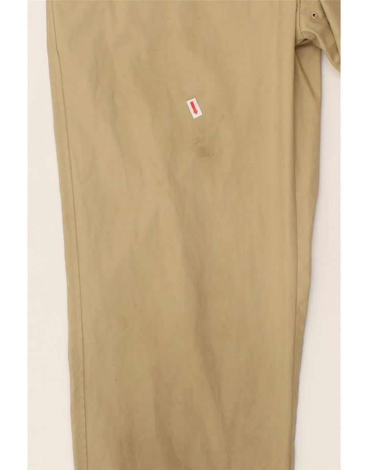 NIKE Mens Straight Chino Trousers Medium W34 L32 Beige Polyester Vintage Nike and Second-Hand Nike from Messina Hembry 
