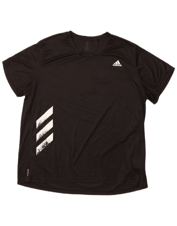 Maglietta da corsa da uomo ADIDAS Top 2XL Sport in poliestere nero