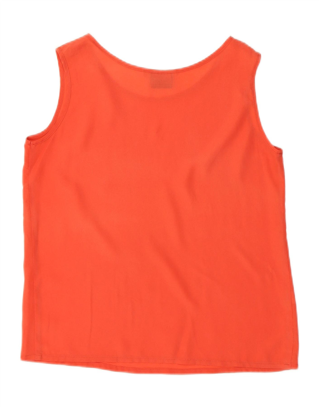 LUISA SPAGNOLI Womens Sleeveless Blouse Top IT 42 Medium Orange