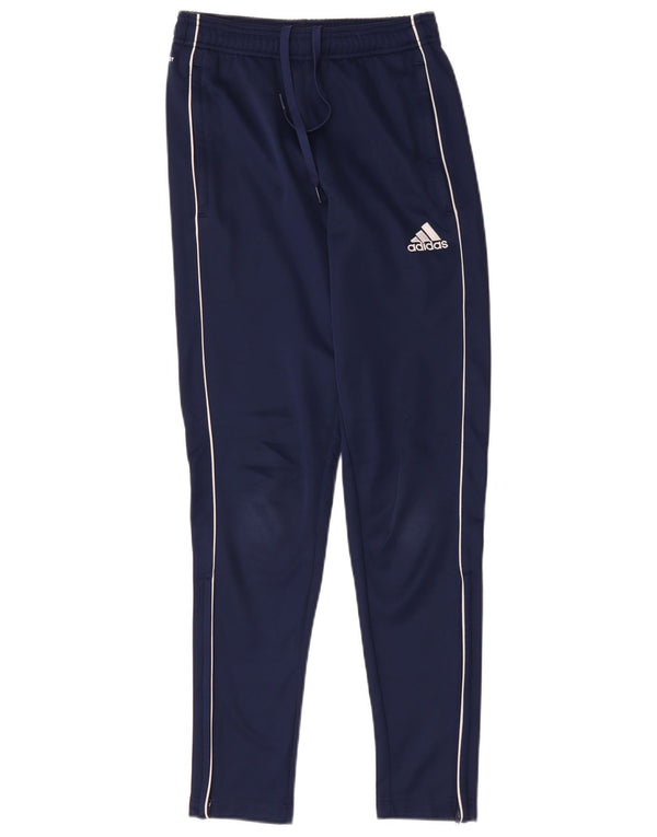 Pantaloni da tuta Adidas Aeroready da uomo XS in poliestere blu navy