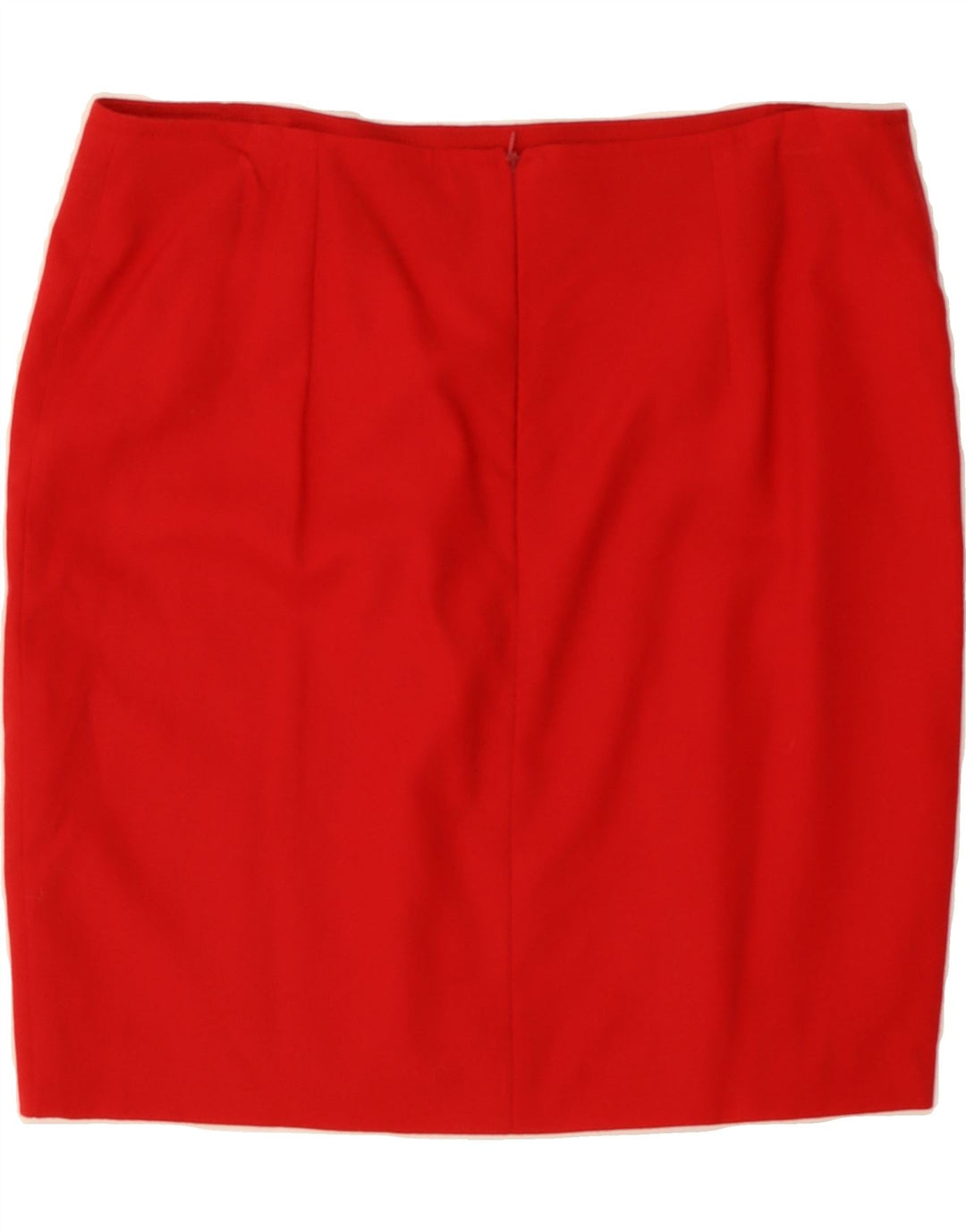 VINTAGE Womens Pencil Skirt W35 Large  Red Wool Vintage Vintage and Second-Hand Vintage from Messina Hembry 
