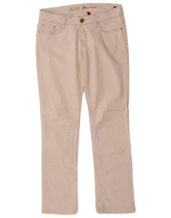 Jeans slim elasticizzati da donna Guess W27 L28 cotone bianco