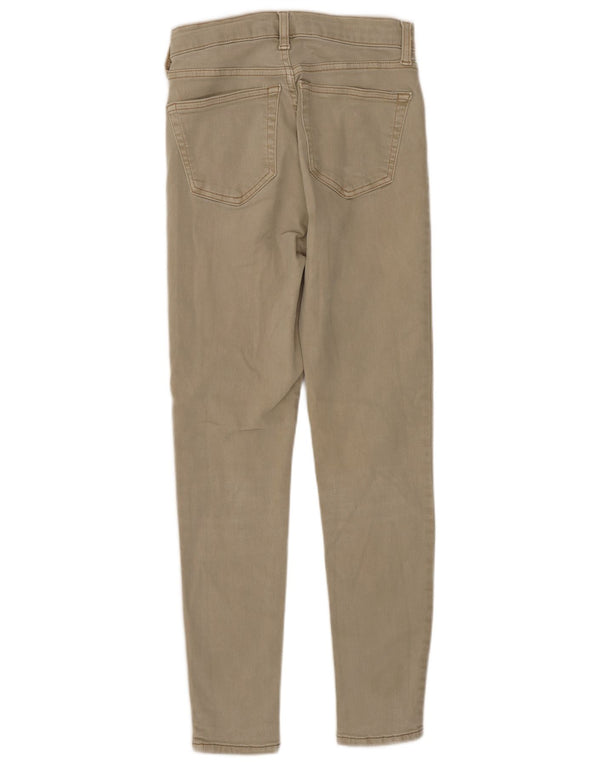 Jeans skinny da donna Topshop W26 L25 cotone beige