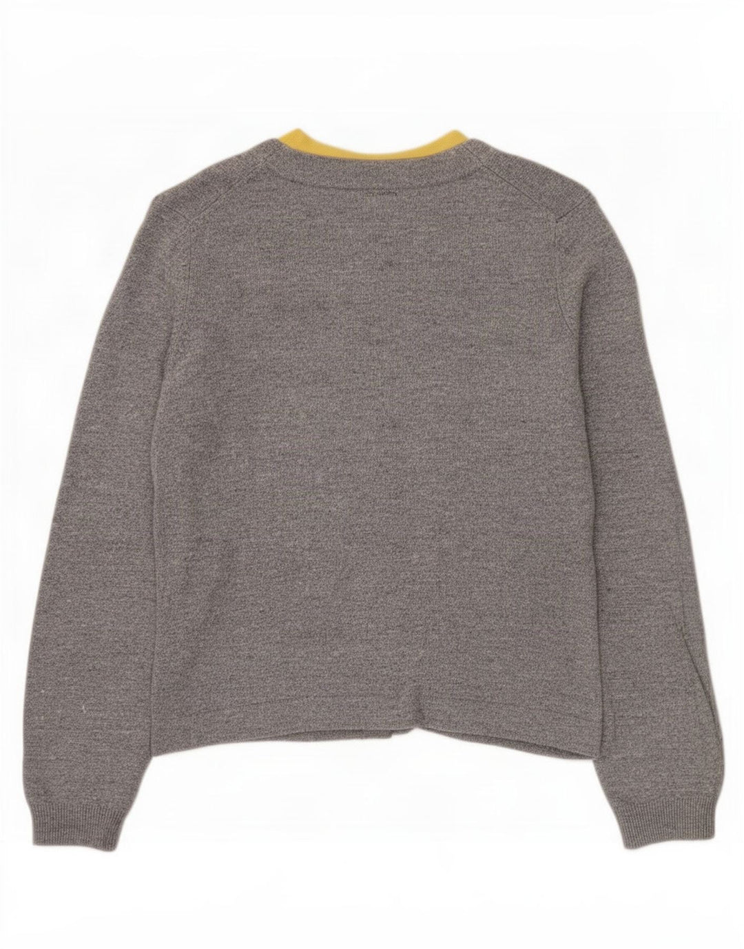 Maglione cardigan da donna Boden UK 12 Blocco colore grigio medio