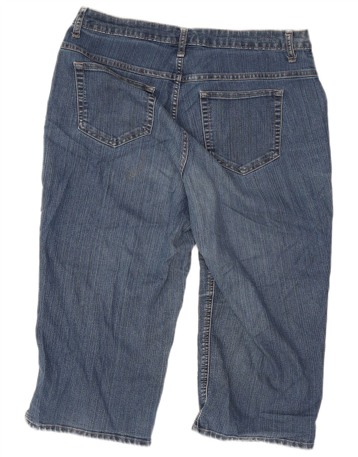Bermuda in denim da donna LEE Riders W34 Large Blu