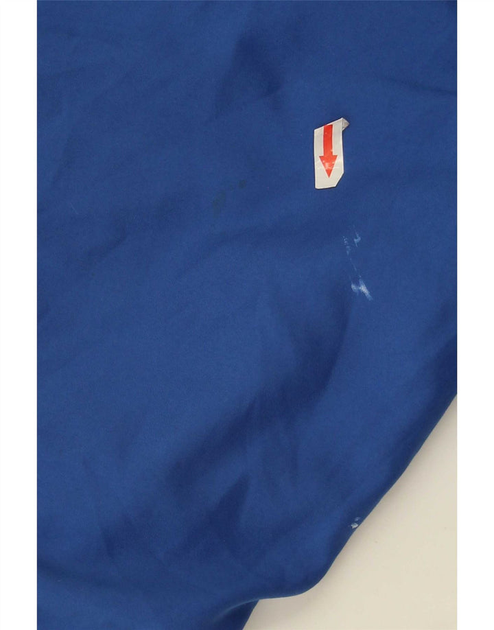 Pantaloncini da bagno con grafica da uomo con animali, grande, in poliestere color block blu