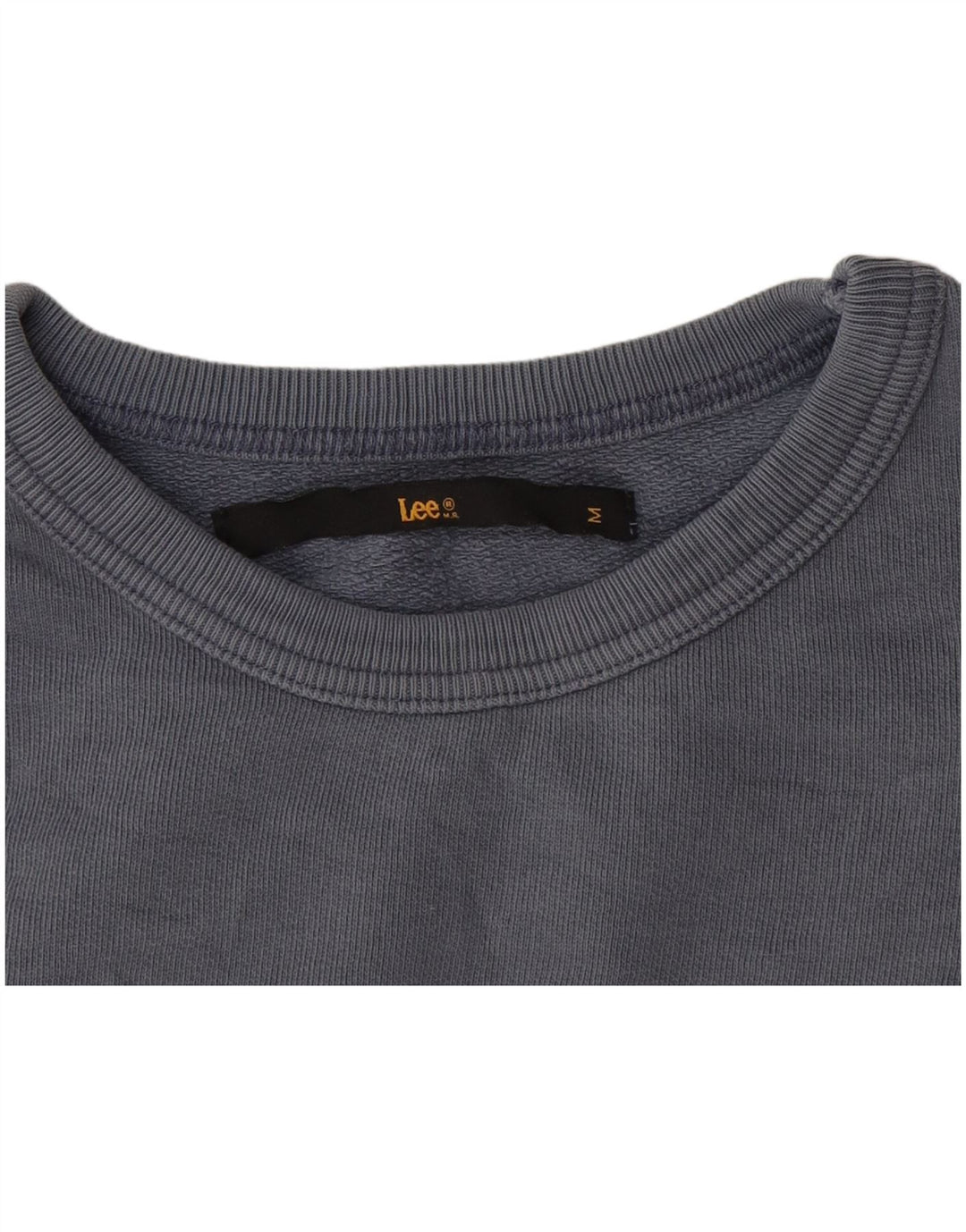 Top corto da donna Lee manica 3/4 UK 12 Blu medio