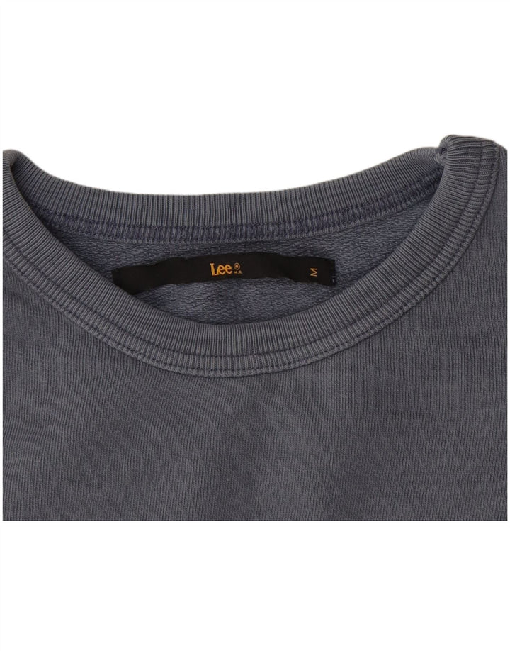 Top corto da donna Lee manica 3/4 UK 12 Blu medio