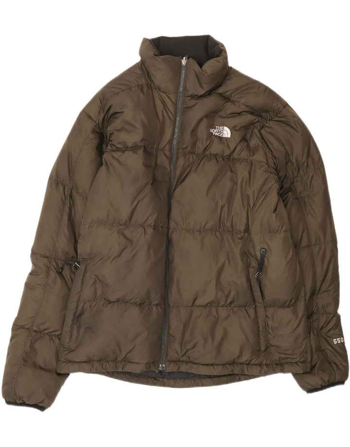 THE NORTH FACE Giacca imbottita 550 da uomo UK 42 XL Nylon kaki