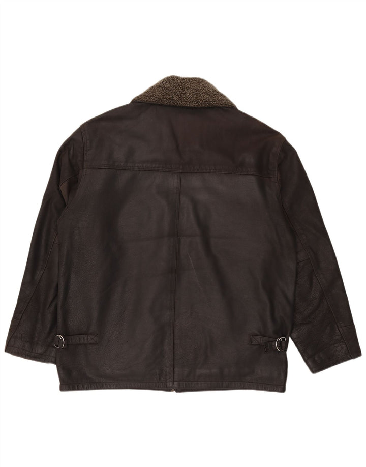 PANTERA Giacca in pelle da uomo UK 44 2XL Pelle marrone