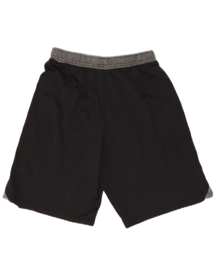 Pantaloncini sportivi grafici da uomo Under Armour piccoli in poliestere color block nero