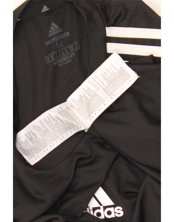 T-shirt Adidas Aeroready da uomo, media, in poliestere nero
