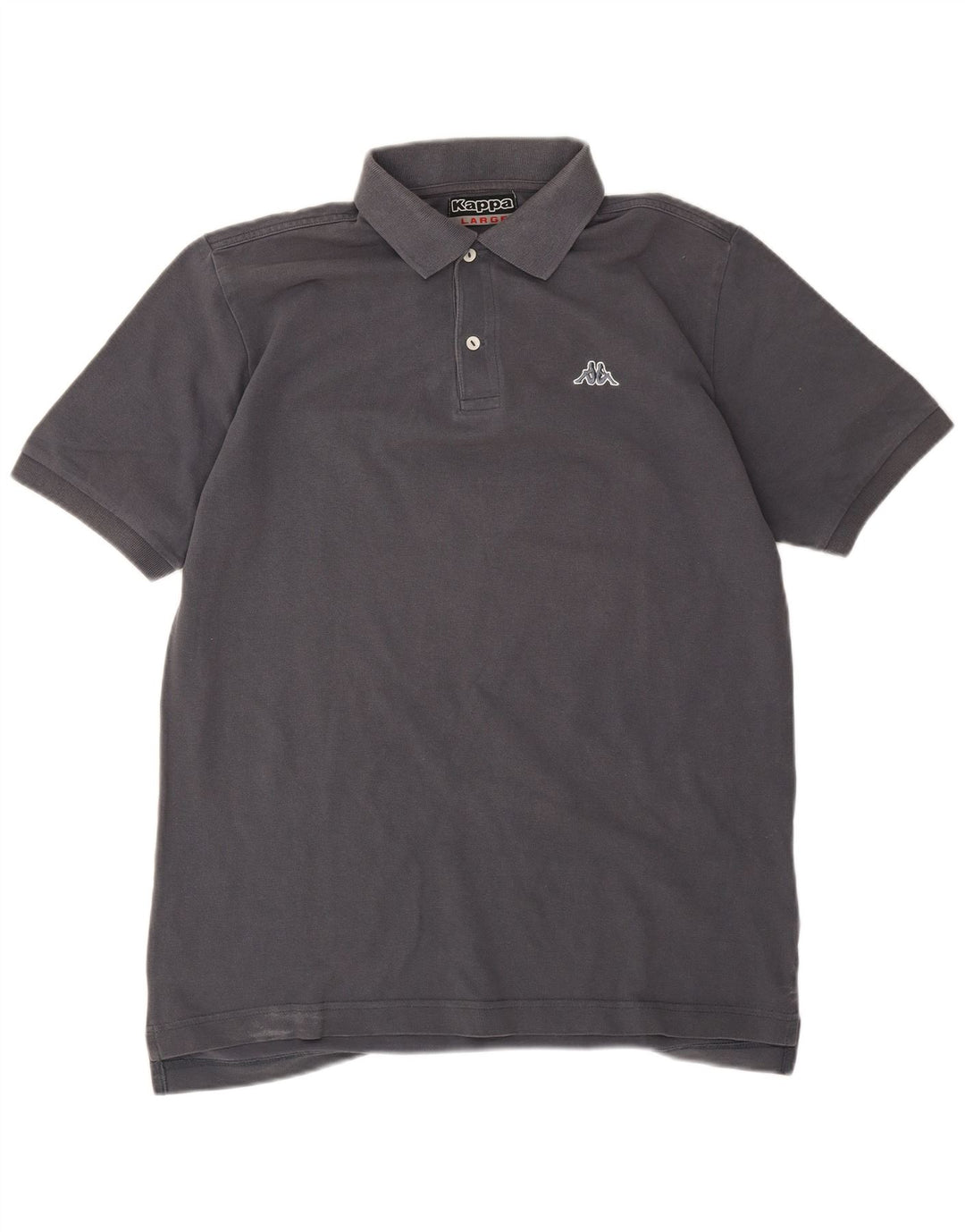 Polo Kappa Uomo Large in Cotone Grigio
