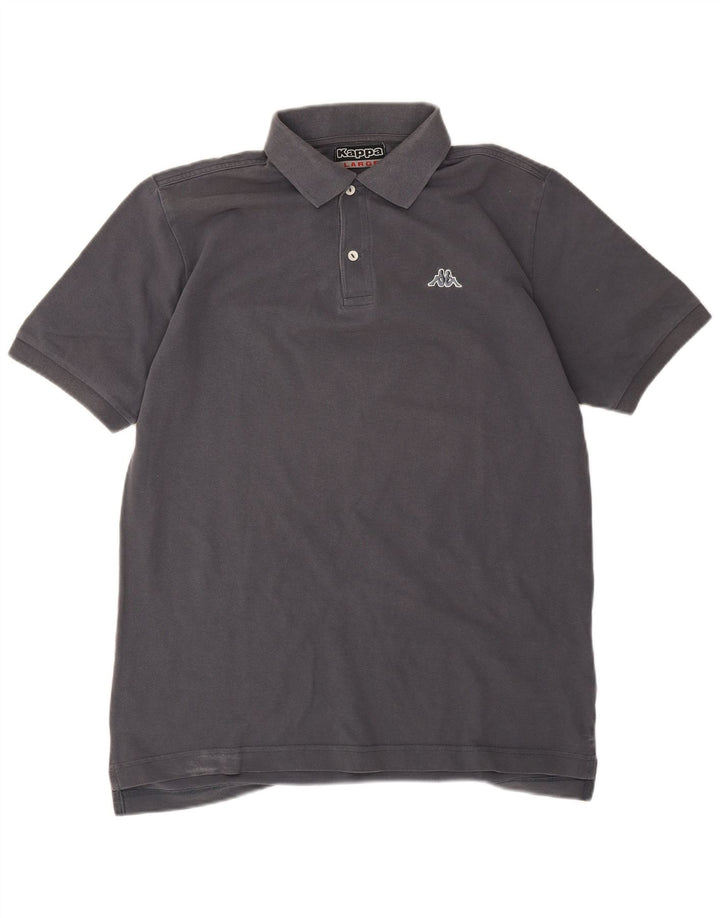 Polo Kappa Uomo Large in Cotone Grigio