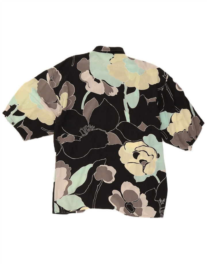 Camicia Donna Gianni Versace IT 44 Media Nera Floreale