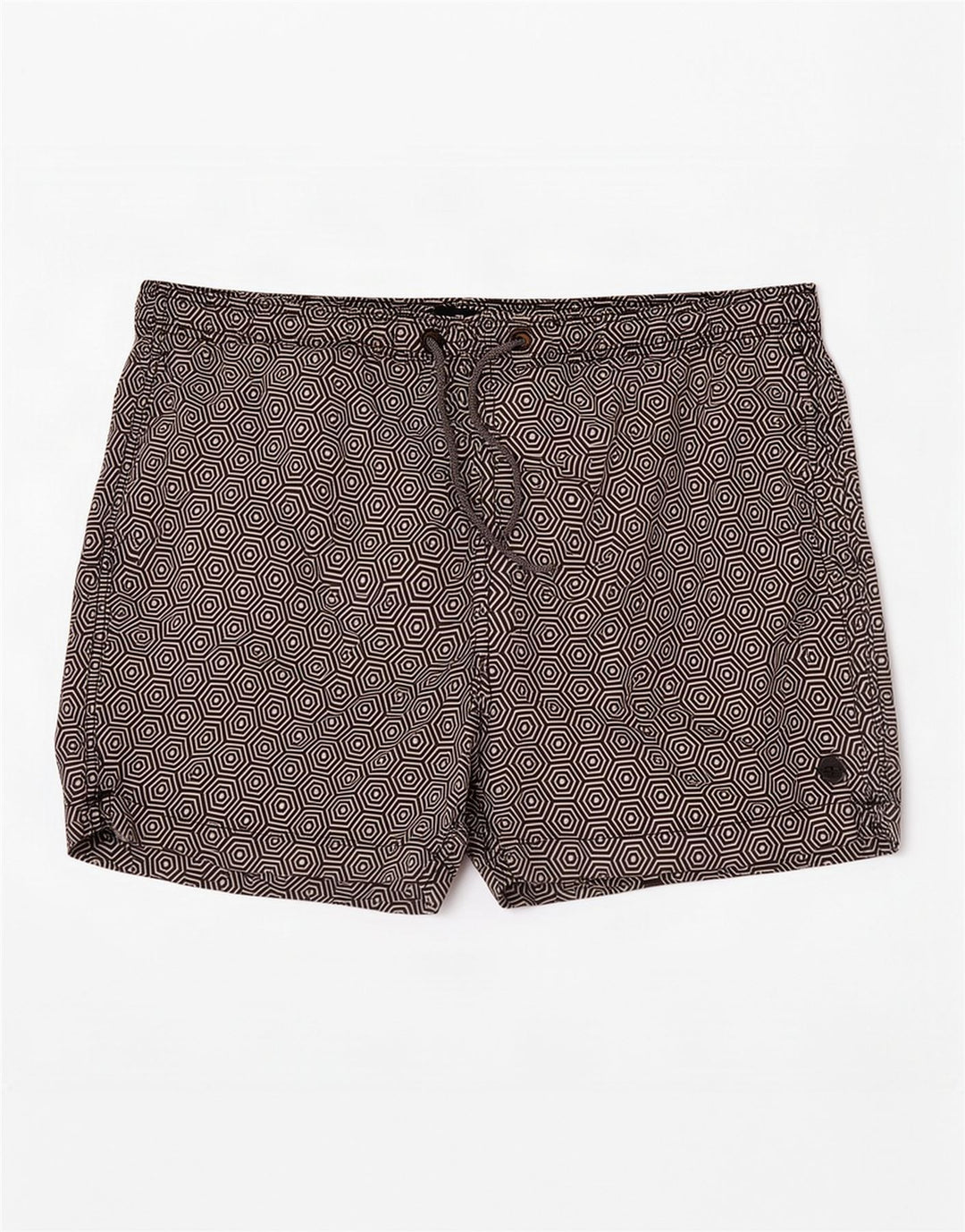 Pantaloncini da bagno da uomo Superdry XL poliestere geometrico nero
