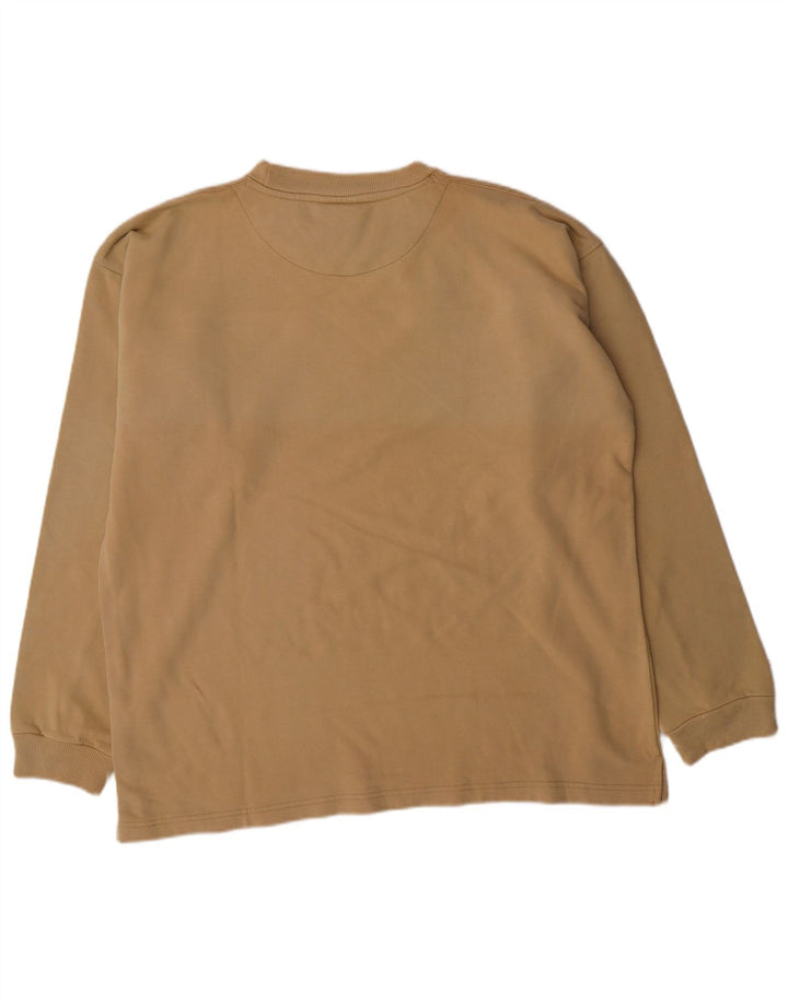 Felpa grafica da uomo IGUANA Maglione XL Cotone beige