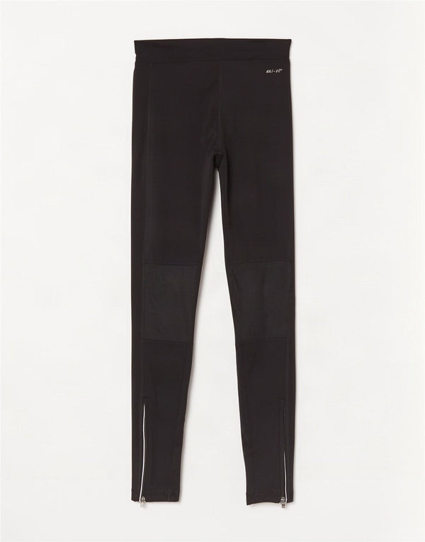 Leggings Nike Dri Fit da donna UK 10 piccoli poliestere nero