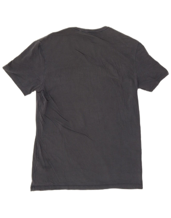 Guess T-shirt grafica da uomo piccola in cotone grigio