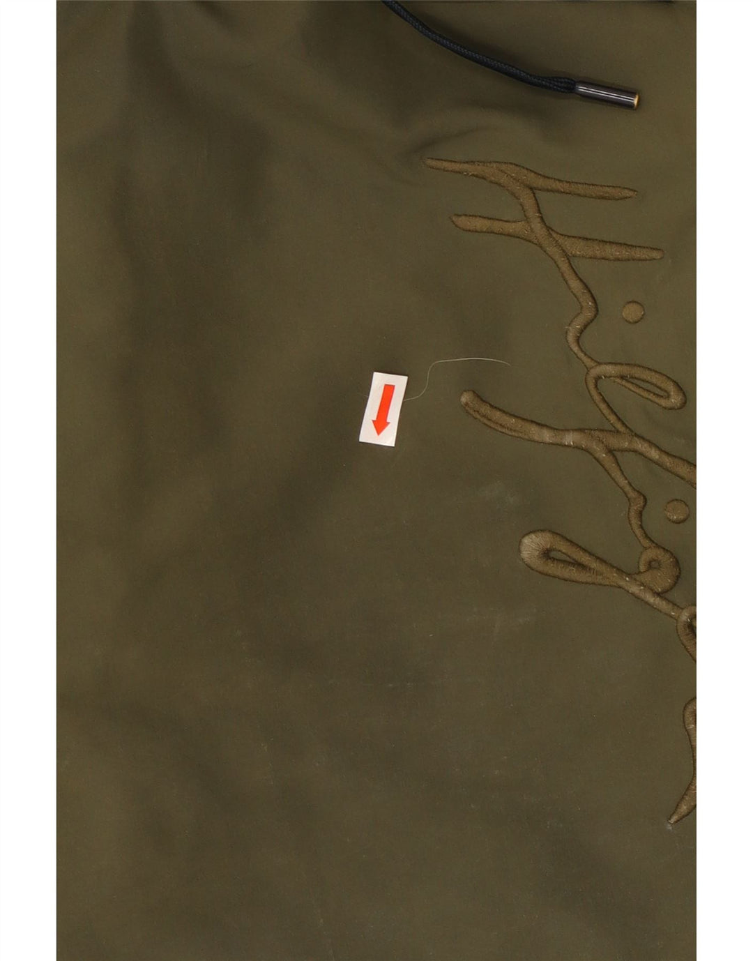 Pantaloncini da bagno Tommy Hilfiger da uomo con vestibilità regolare grafica grande kaki