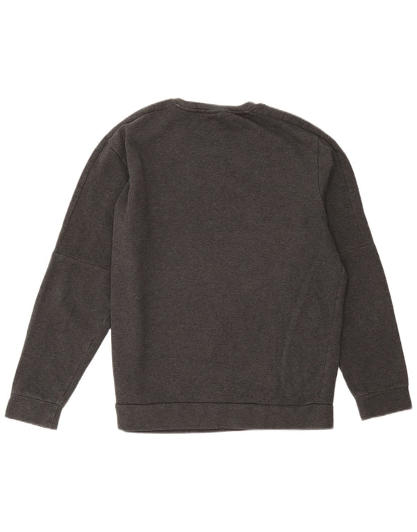 Felpa Adidas Uomo Maglione Grande Cotone Grigio