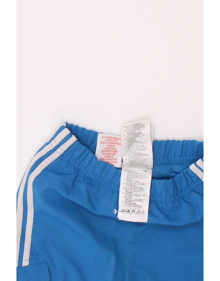 Pantaloni da tuta cargo Adidas da bambino 6-9 mesi in poliestere blu