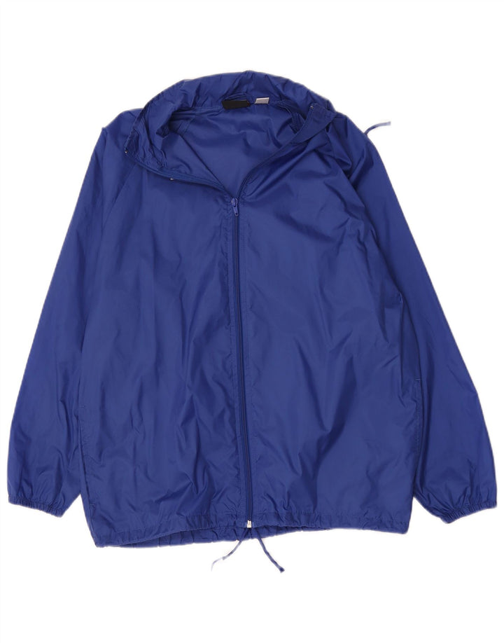 Giacca antipioggia con cappuccio da bambino Lotto 13-14 anni Large blu in poliammide