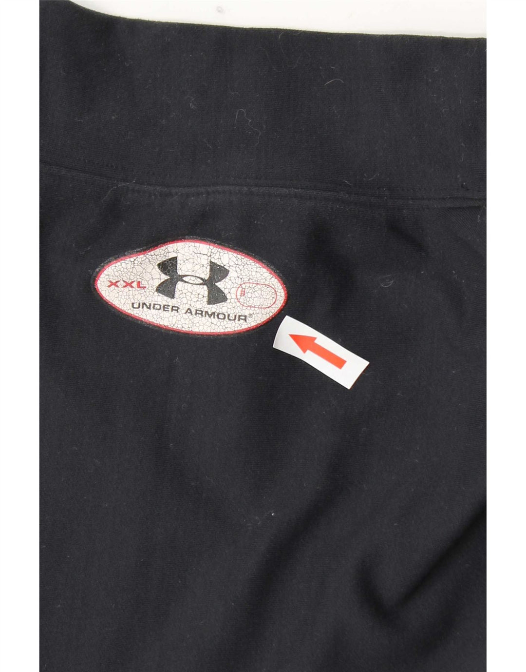 Maglia da uomo Under Armour a maniche lunghe grande in nylon blu navy