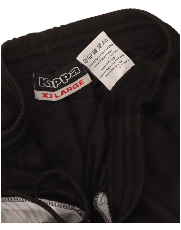 Pantaloncini sportivi Bermuda da uomo Kappa 2XL Poliestere nero